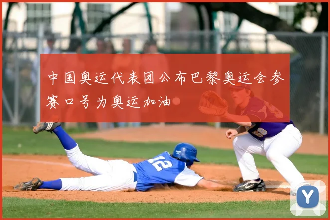 中国奥运代表团公布巴黎奥运会参赛口号为奥运加油