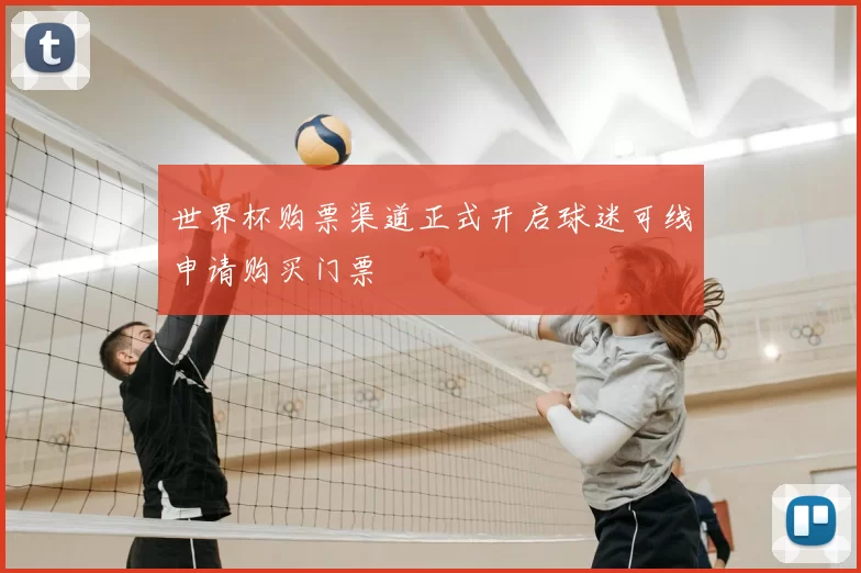 世界杯购票渠道正式开启球迷可线申请购买门票